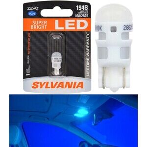 Sylvania ZEVO 194 LED Light Bulb Blue 10000K Interior Dome Map Replacement NEW